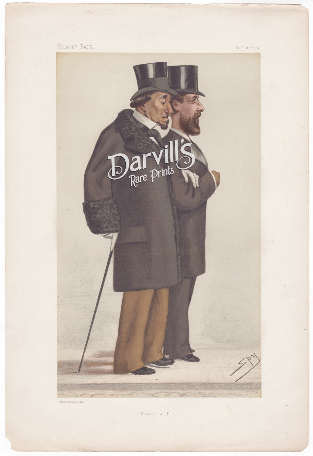 Benjamin Disraeli and Sec Corry Dec 16 1879